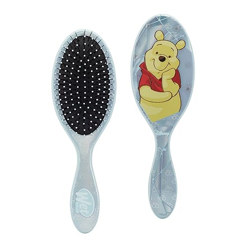 Wet Brush Original - Cepillo desenredante para el cabello, diseño Winnie the Pooh (Disney), cerdas suaves y flexibles, sin enredos, para cabello