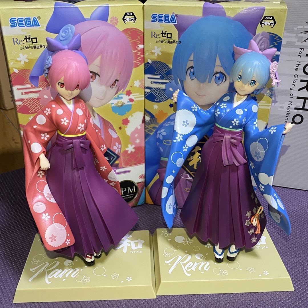 未開封 Re:ゼロから始める異世界生活 レム ラム フィギュア 12個  