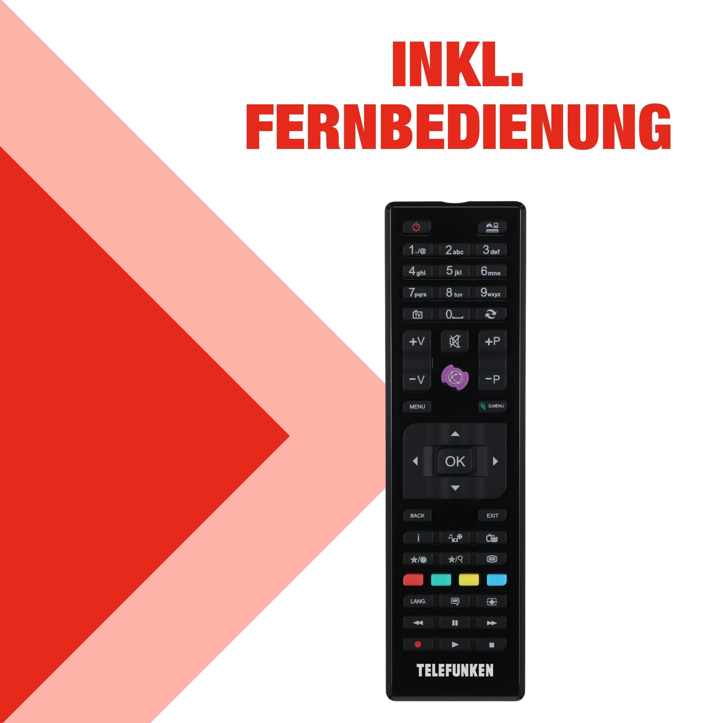 TELEFUNKEN XF40P900S 40 Zoll Fernseher LED TV Full HD (1920x1080 Pixel) mit 100 cm Bildschirmdiagonale und integriertem Triple-Tuner (2026)