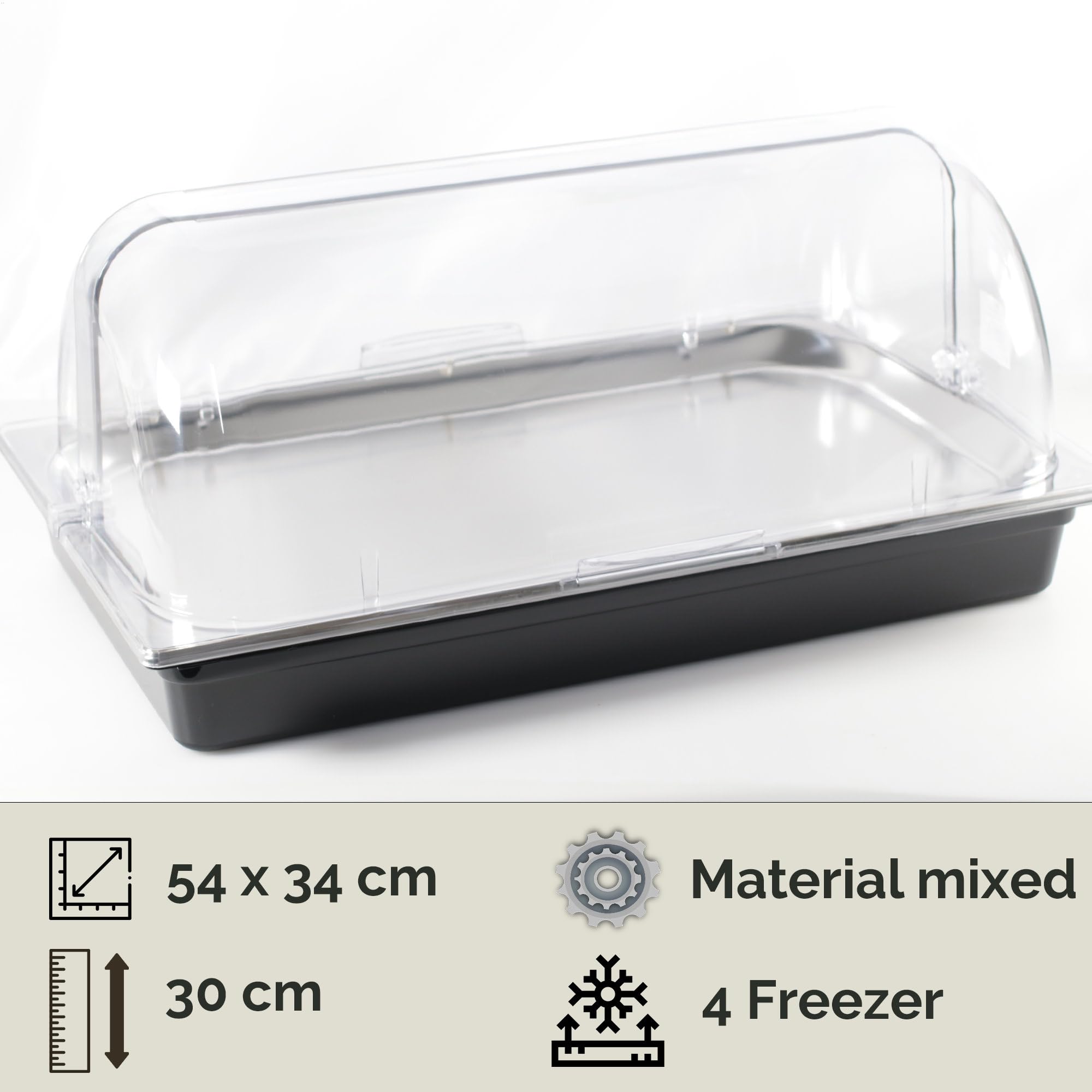 FH - Plat De Service Avec Couvercle - Boîte De Transport De