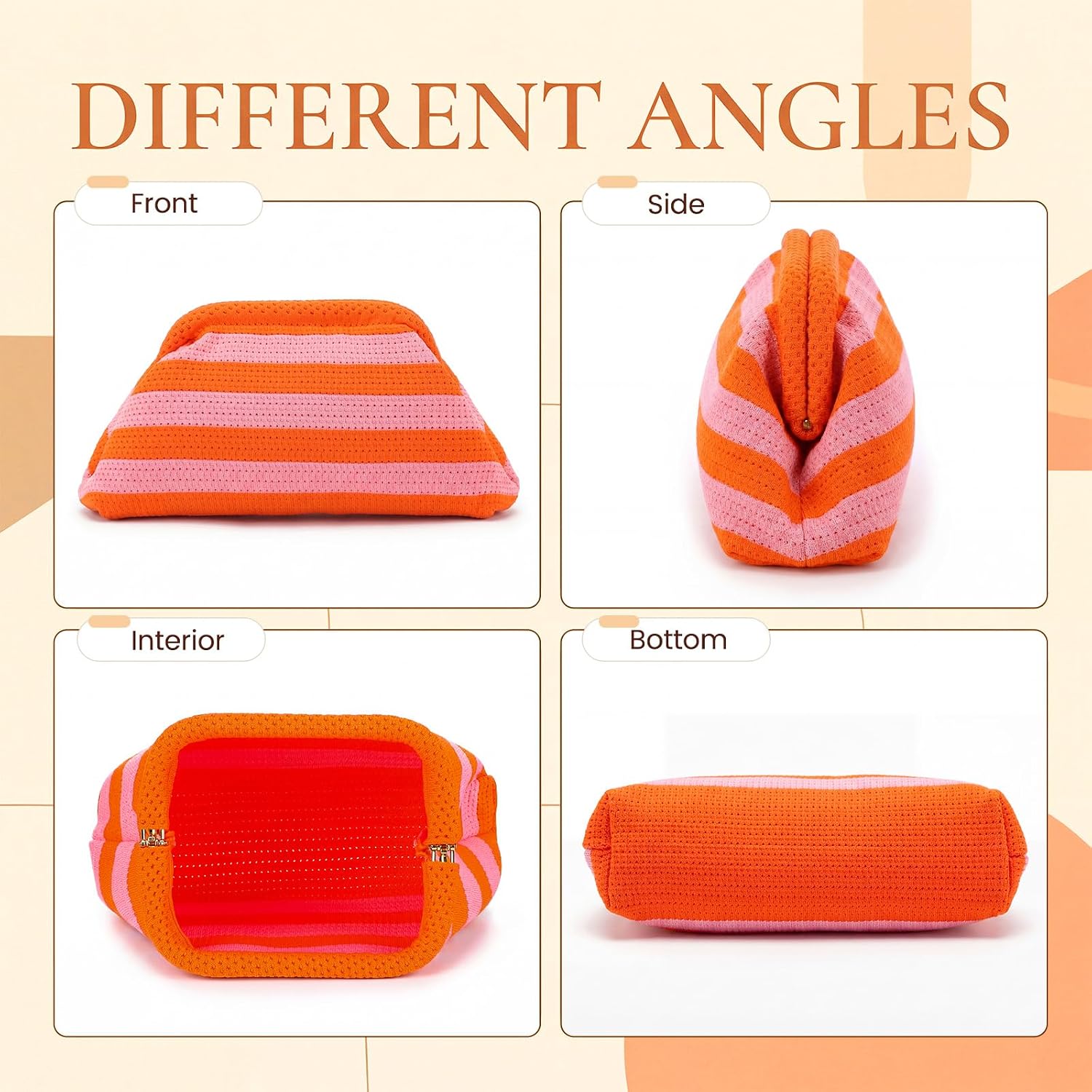 Hsei Clutch Purses for Women with Kiss Lock image 4