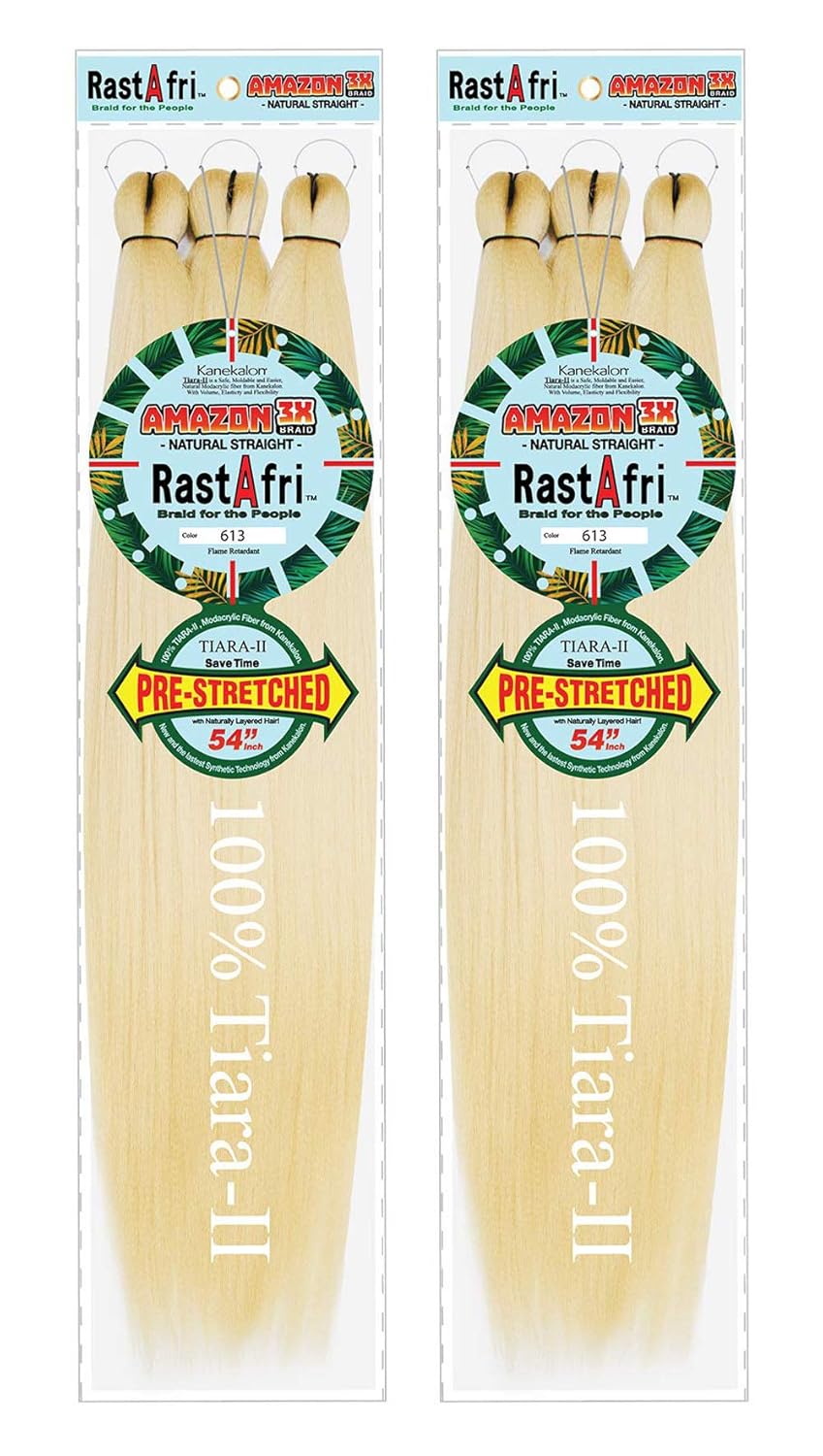 RastAfri Amazon 3X Braid 54" Pre-stretched [2 PACK] (613)