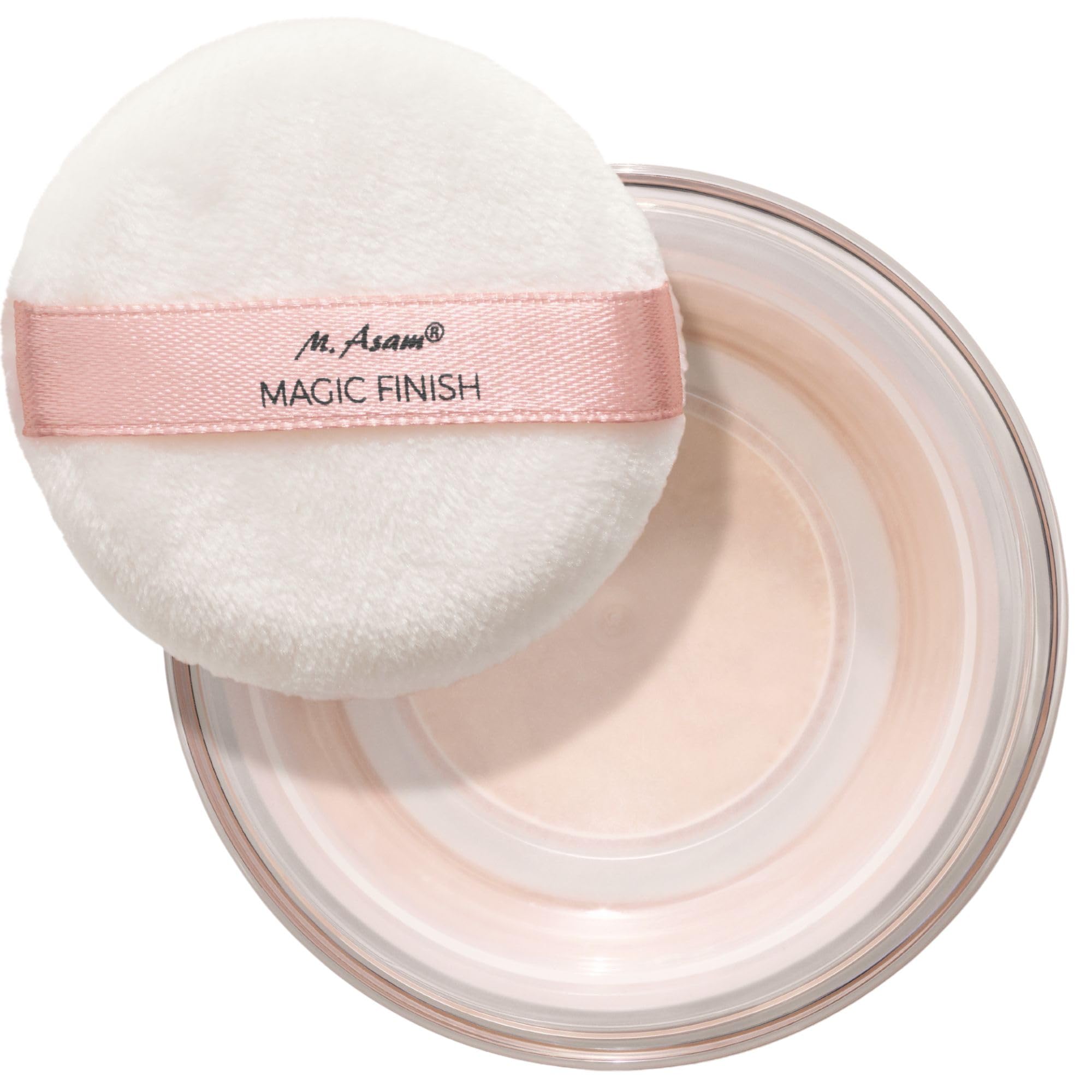 M. Asam Magic Finish Setting Powder Final Touch Bare Skin (15g) - Perfektionierendes Loses Puder Für Perfektes Make Up, Mit Hyaluron, Schwerelose Textur