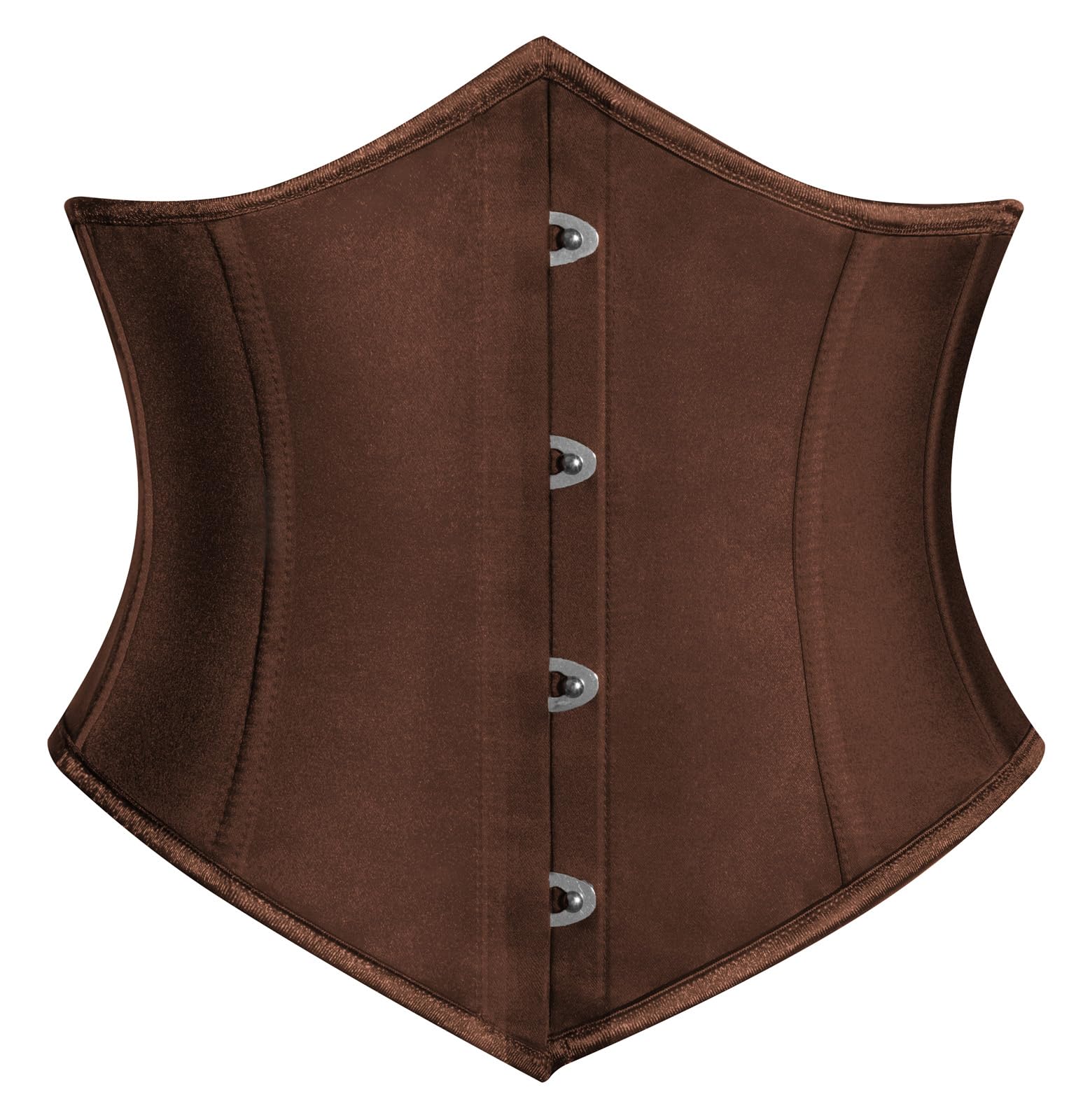 SCARLET DARKNESS Steampunk Pirat Corset for Women UK Halloween Carnival Witchy Clothes Brown 12 โ image 1