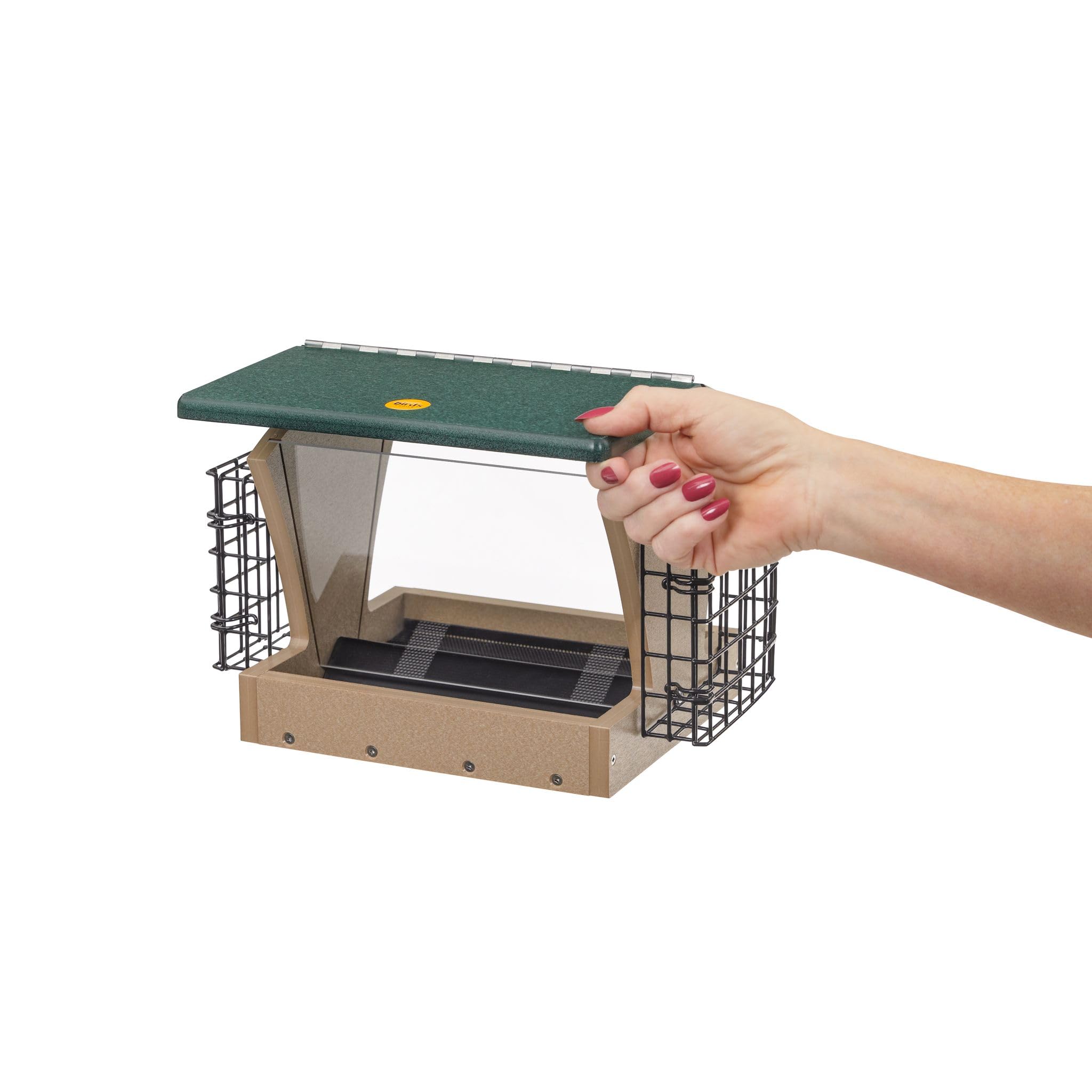 Birds Choice 4 Qt. beidseitigen Hopper mit Talg Körbe