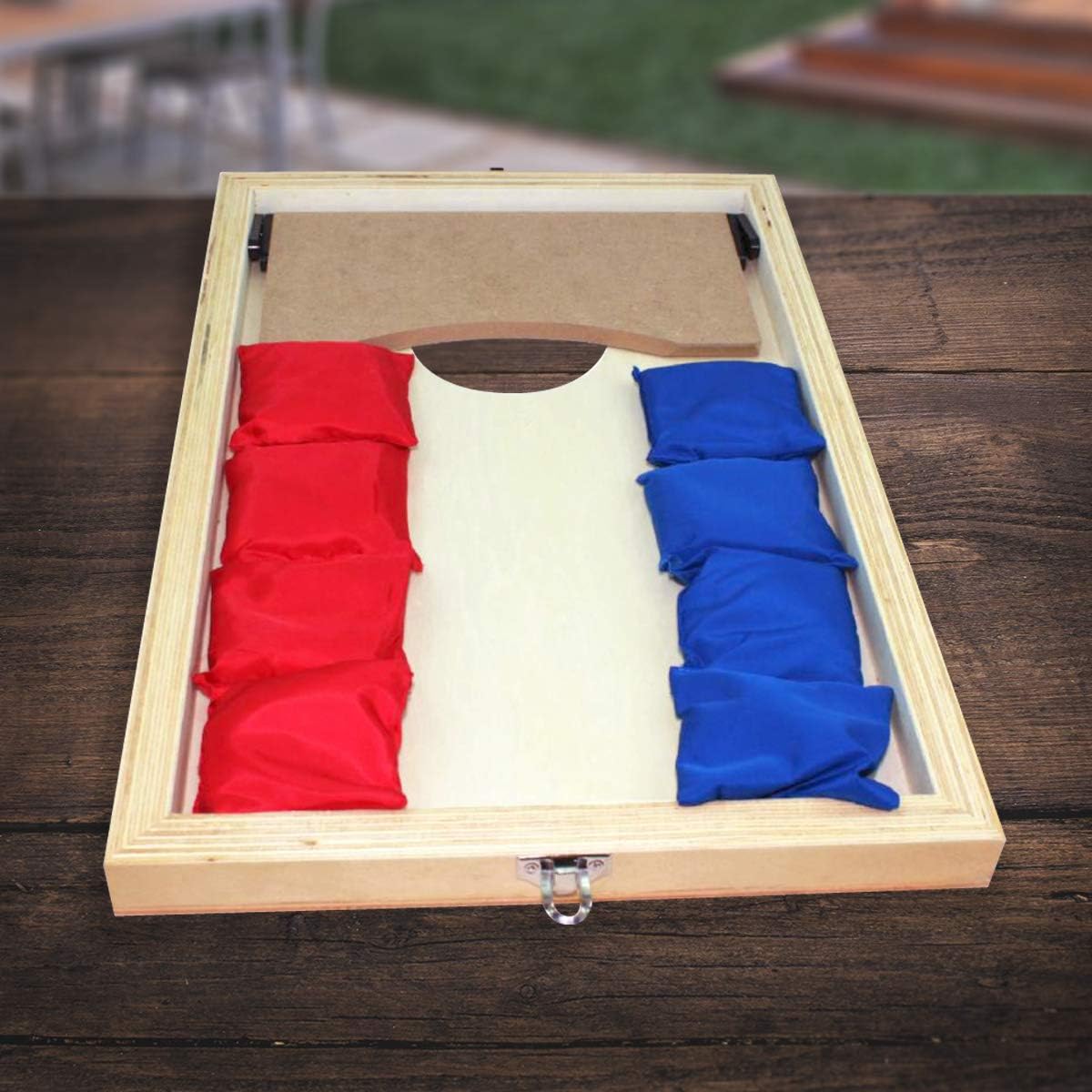 Personalized Mini Bean Bag Cornhole Game, Customized Bean Bag Toss Game