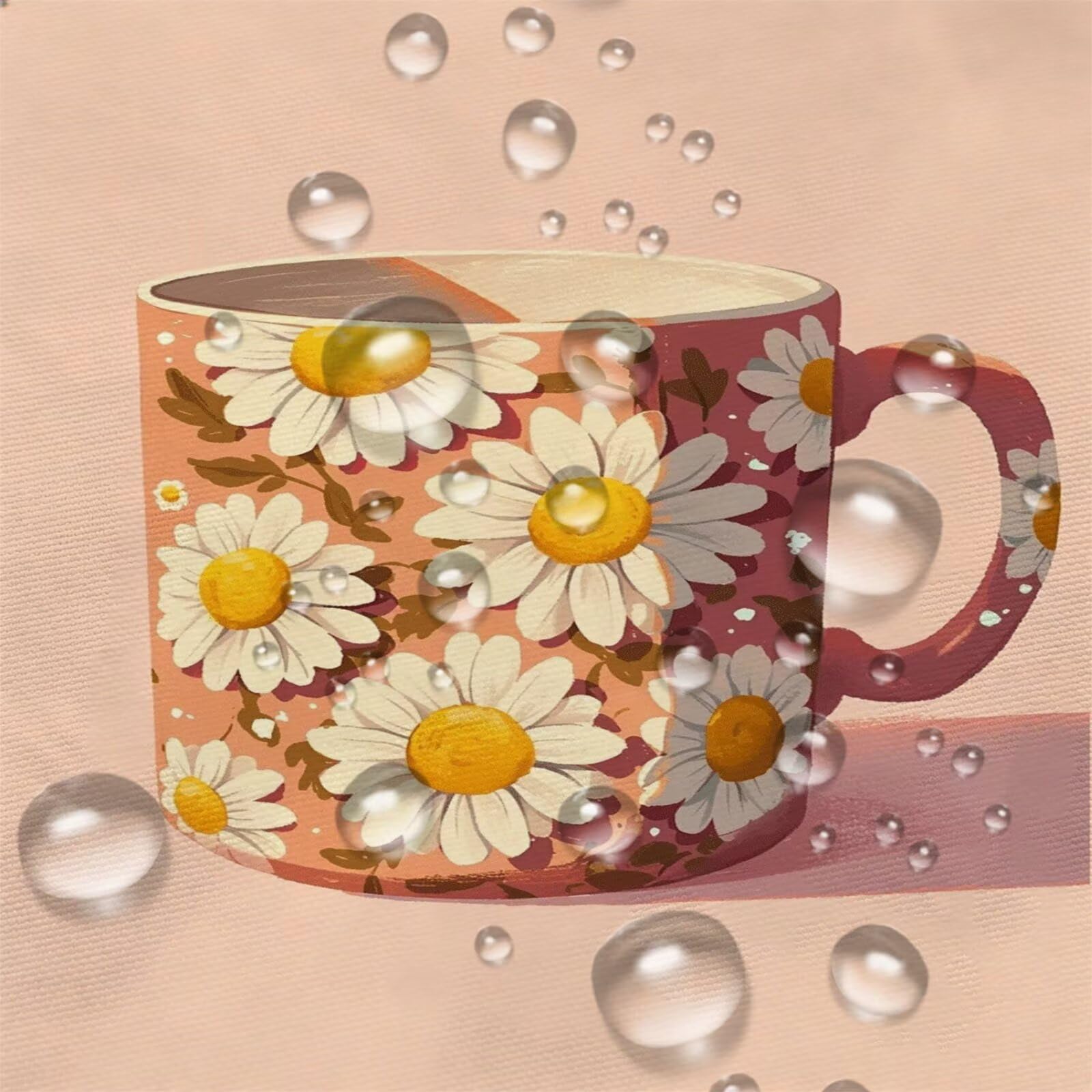 Générique Housse Coussin Exterieur Impermeable 30x50cm Flower Décoratif Taie d'oreiller Decoration Tasse Housse de Coussin Exterieur Impermeable pour Salon de Jardin Lot 2. T-3707