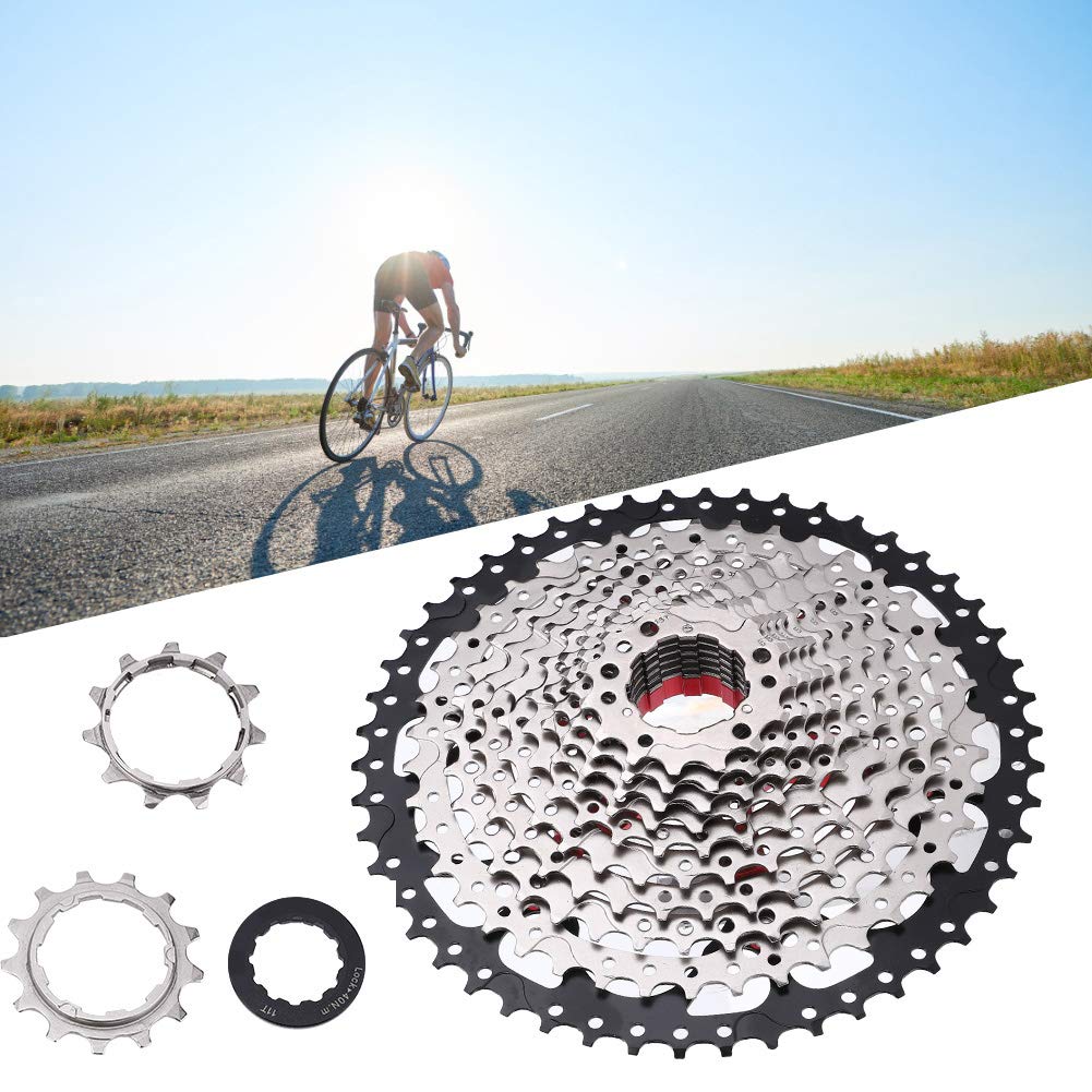 Pignone per Bici a Ruota Libera in Acciaio, 9/10/11/12 velocità 32/36/42/46T Cassetta a Ruota Libera per Bici da Strada Accessori per la Sostituzione della Bicicletta