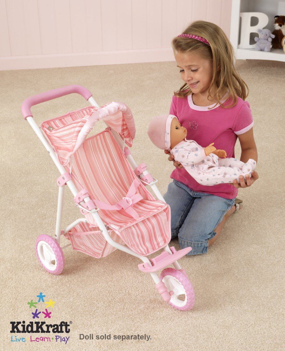 On The Move Jogging Stroller - DollKraft