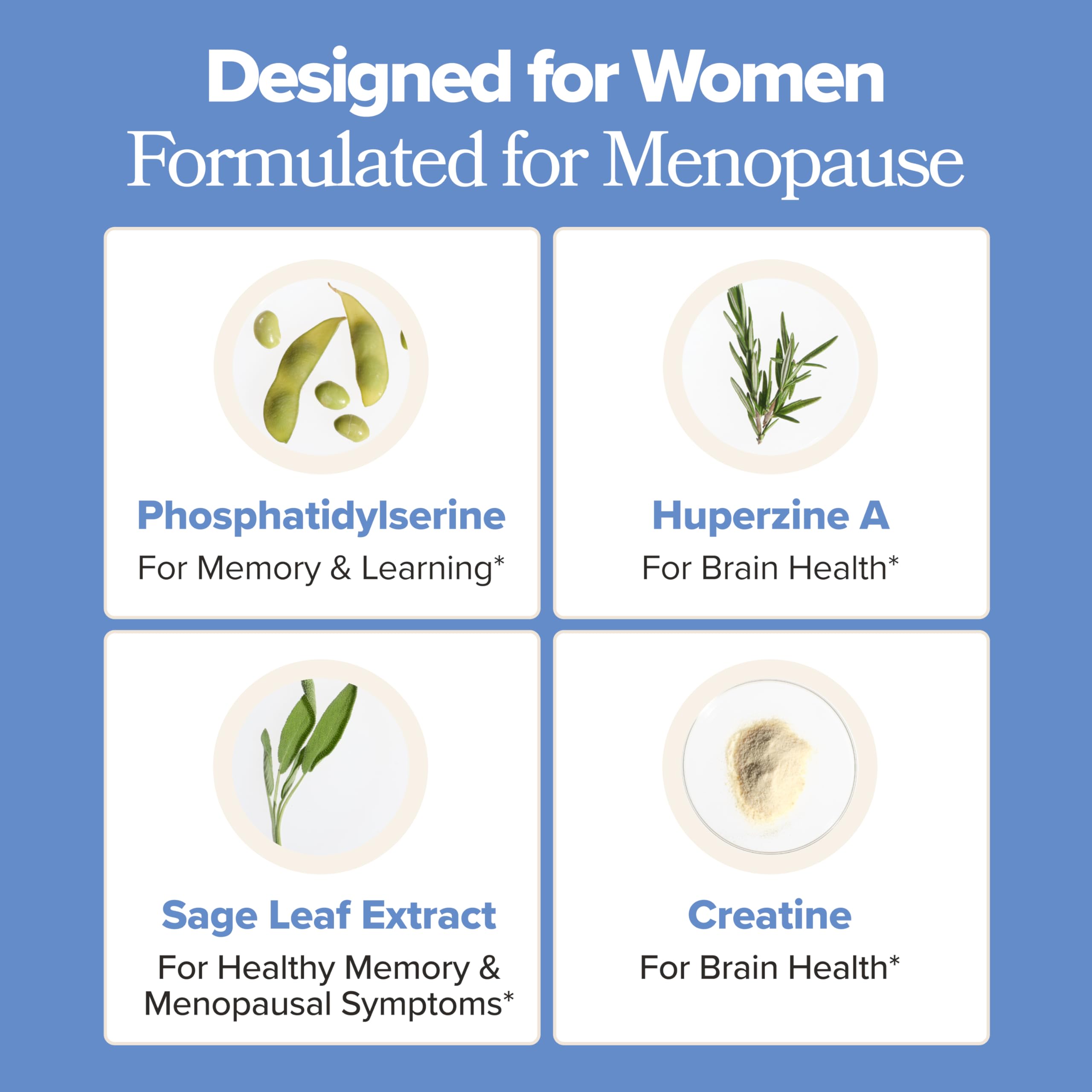 MENO Brain Health + Memory Capsules with Phosphatidylserine – 30-Day Supply — Amazon image 3