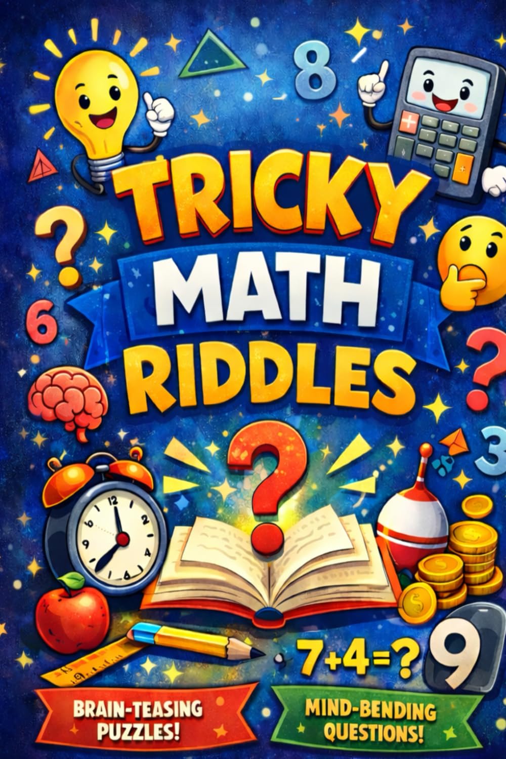 TRICKY MATH RIDDLES: RIDDLES FOR EVERYONE (Riddle books for kids and all ages)