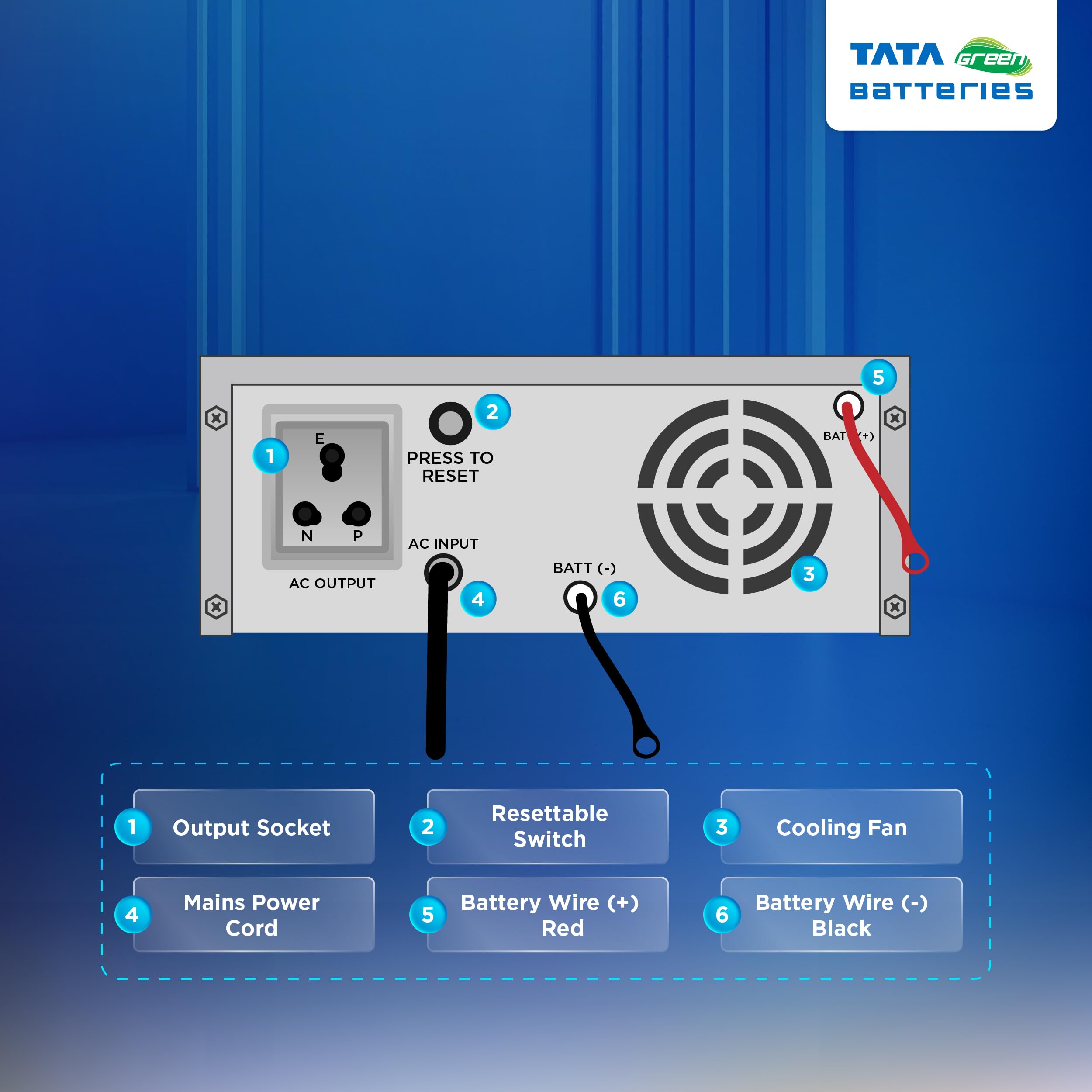 Tata Green Inverter - Reliable Power Backup -8