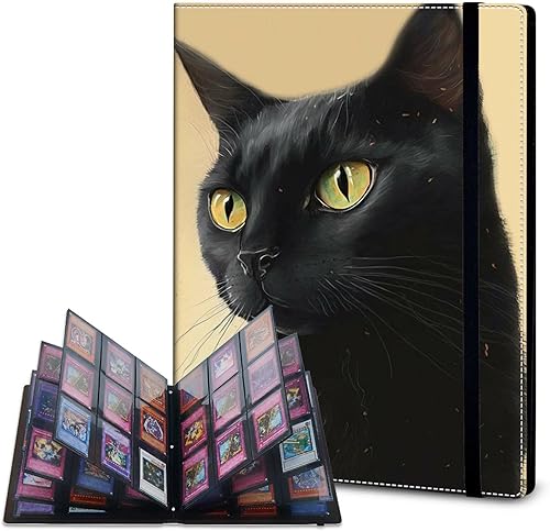 Rossy Carpeta para tarjetas coleccionables, 9 bolsillos, impermeable, para coleccionar tarjetas, con 360 bolsillos laterales de carga para tarjetas