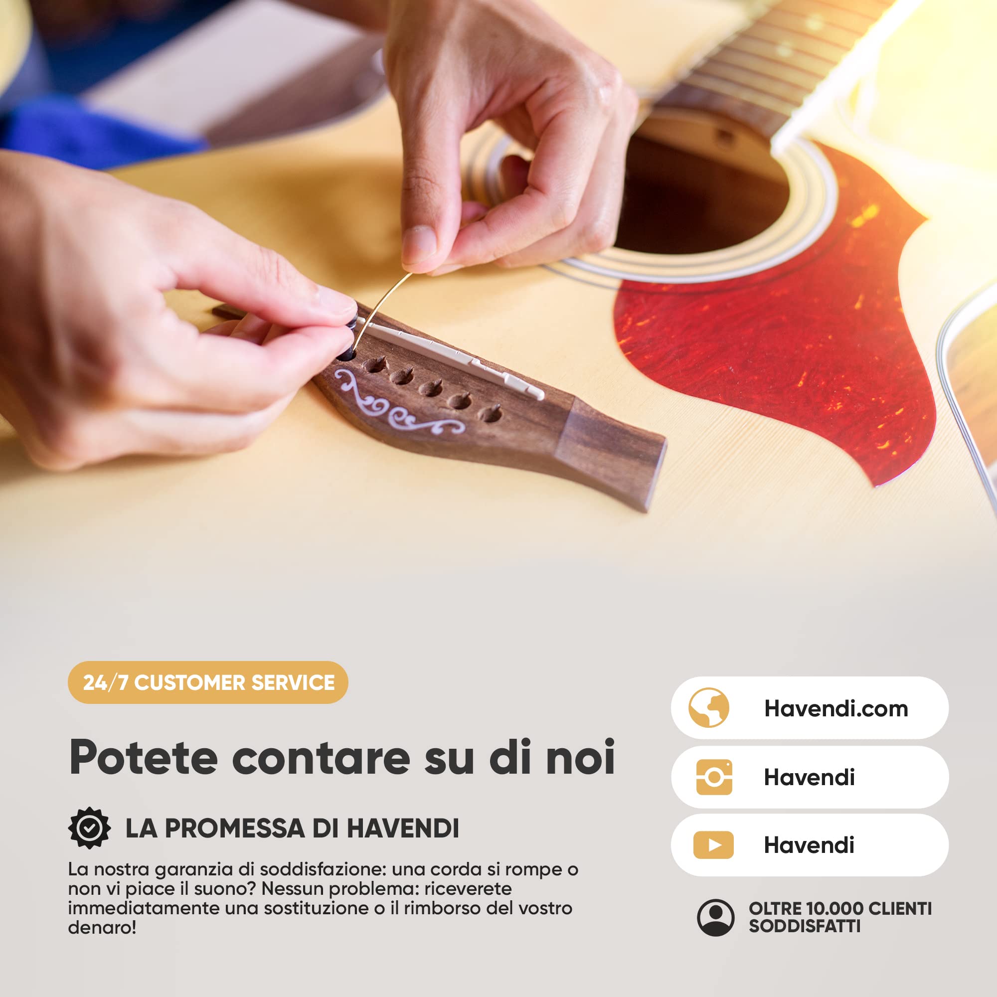 Ocobudbxw 6 Pezzi/Set E101 Corde Per Chitarra Elettrica Con Anima