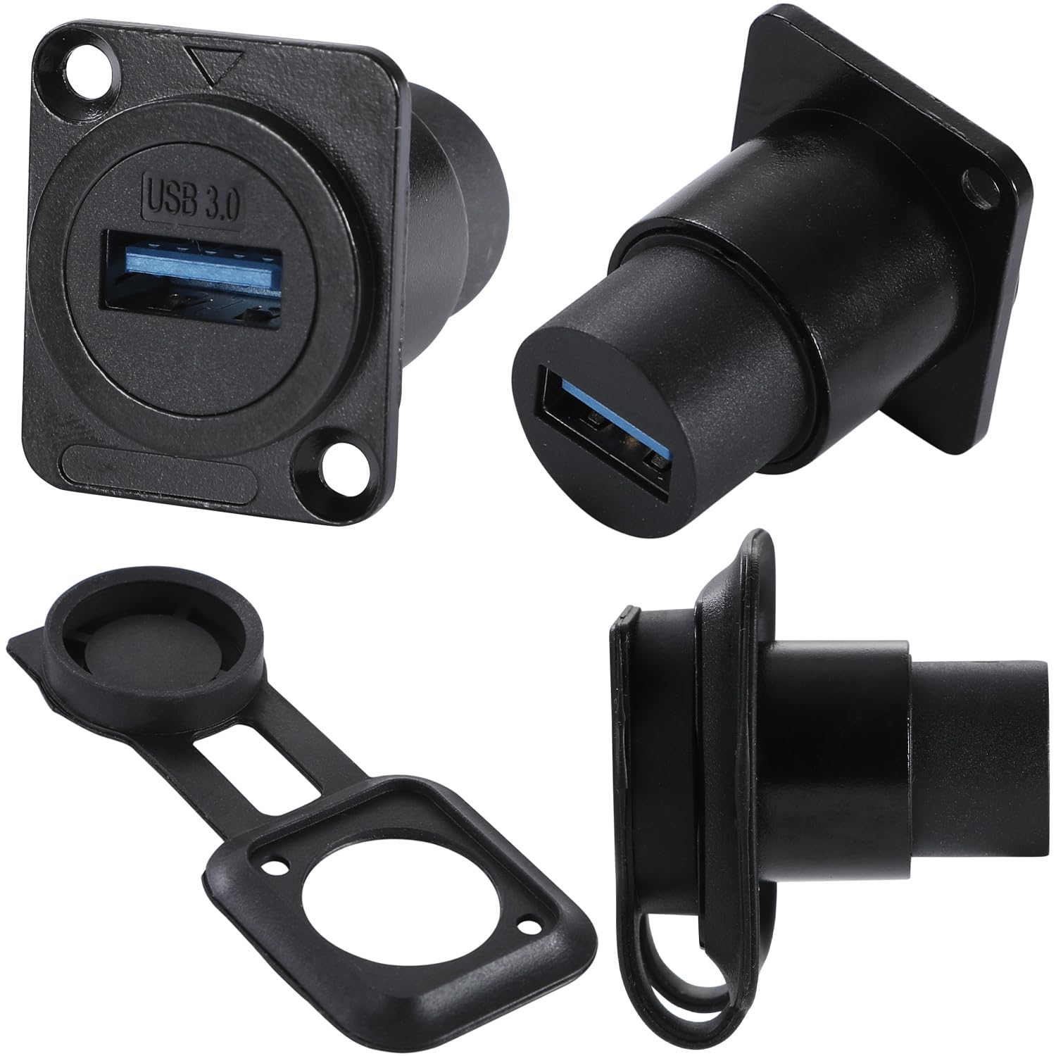 Adaptateur Usb A Vers Usb C Adaptateur De Montage Sur Panneau USB 3.0 A Coupleur Femelle Vers Femelle Switch Usb