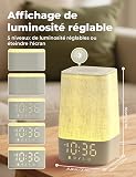 LIORQUE Sveglia Luminosa con Simulazione Alba, 30 Suoni, Snooze, Adattatore - 5
