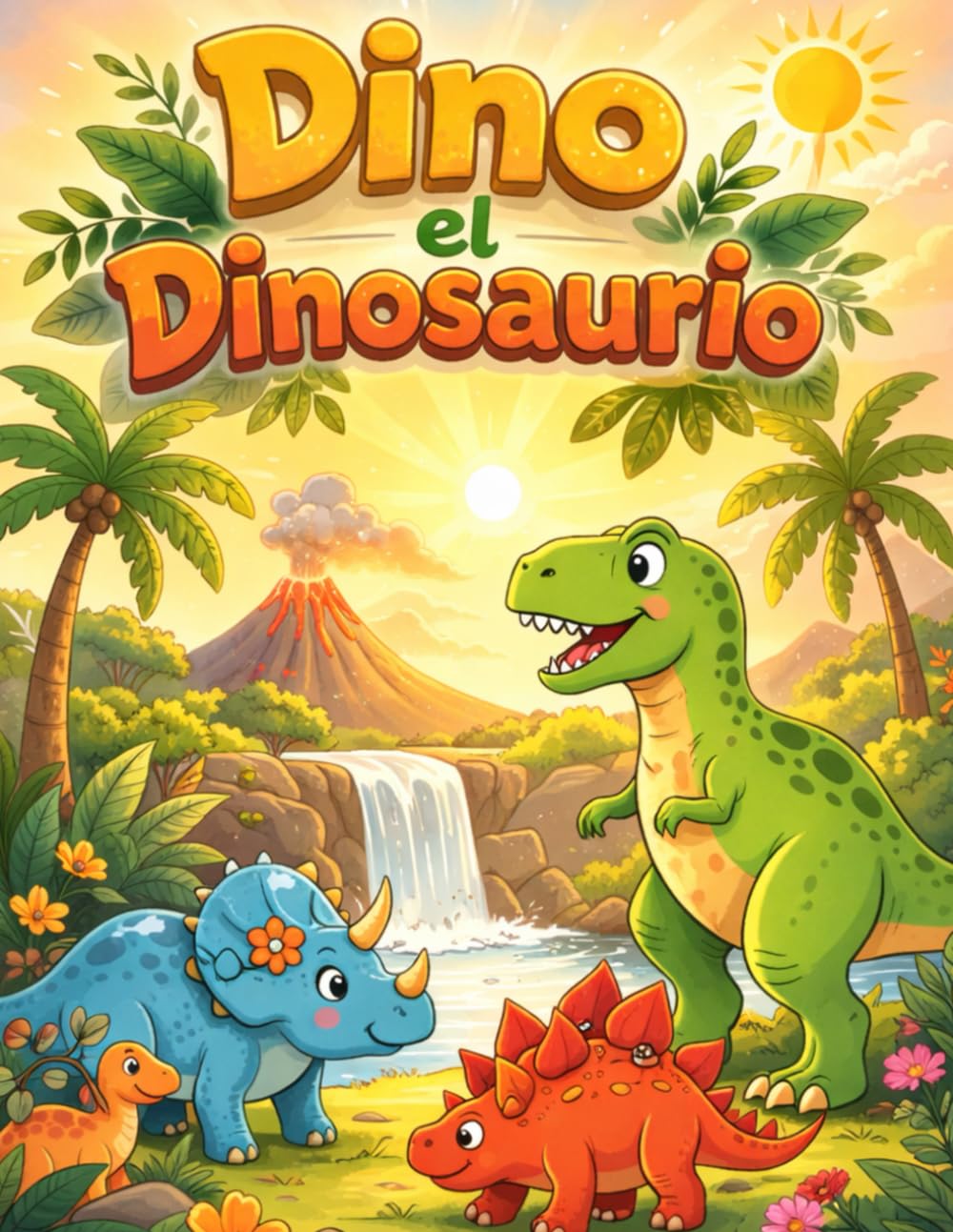 Dino el Dinosaurio: Libro para Colorear para niños / 30 Aventuras Prehistóricas