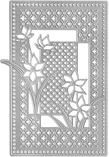 Miniatura 6 de Troqueles de corte de fondo de estrellas de metal, fondo de estrella de cinco puntas, plantillas en relieve, molde de plantilla para álbumes de