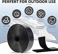 Vista 3 de 3M Dual Lock SJ3550A 1"×8ft Black 2 Pack Reclosable Fastener Mounting Tape Interlocking Mushroom Shaped Strong Adhesive Hook Lock Sticky Tape for