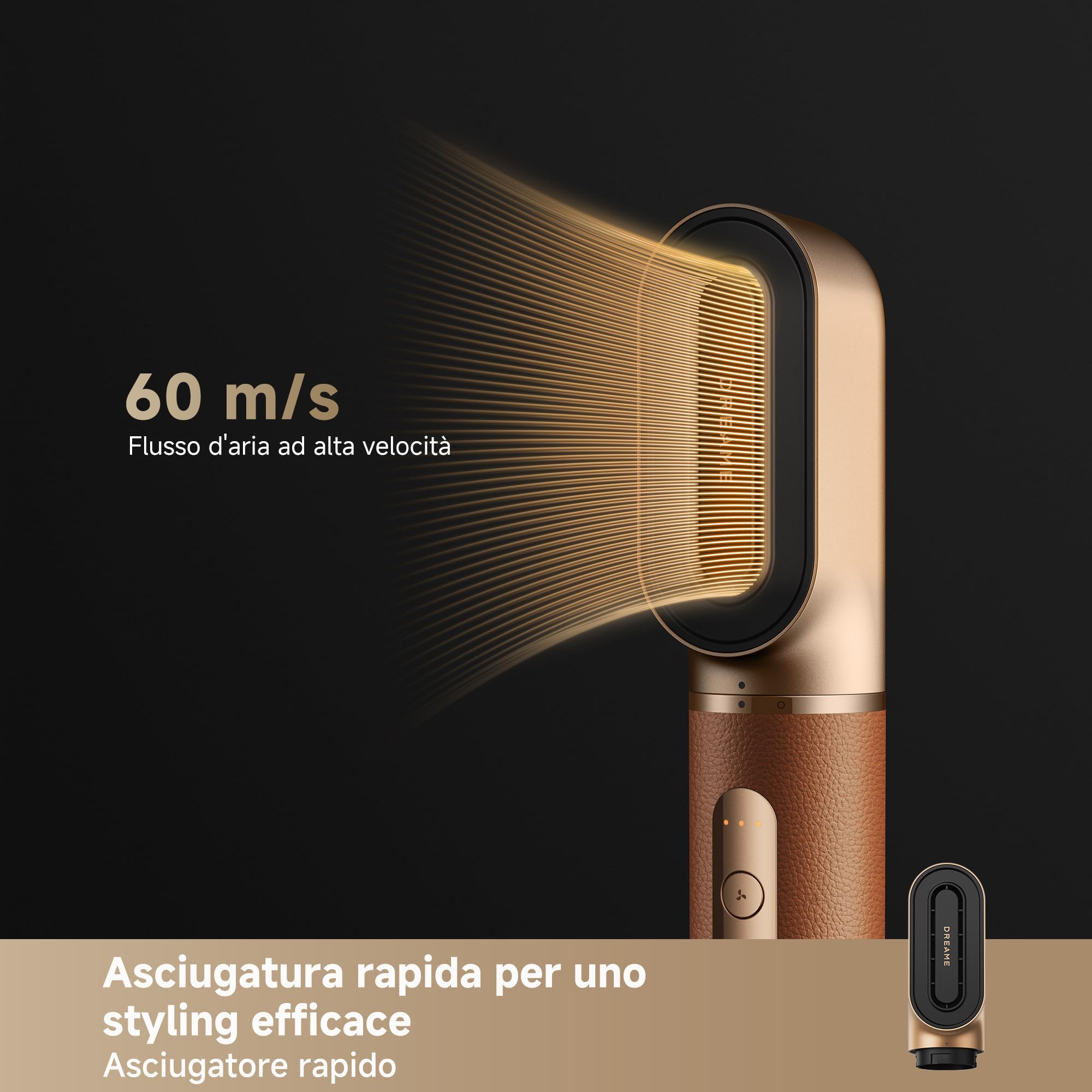 DREAME AirStyle Pro,Multi-Styler 7 in 1,Asciugatura Rapida,2 Cilindri Arricciacapelli,Capelli Volumizzanti,Spazzola Lisciante,Riduzione dell'effetto Crespo,Styling a Flusso d'aria,2026 Nuova Versione