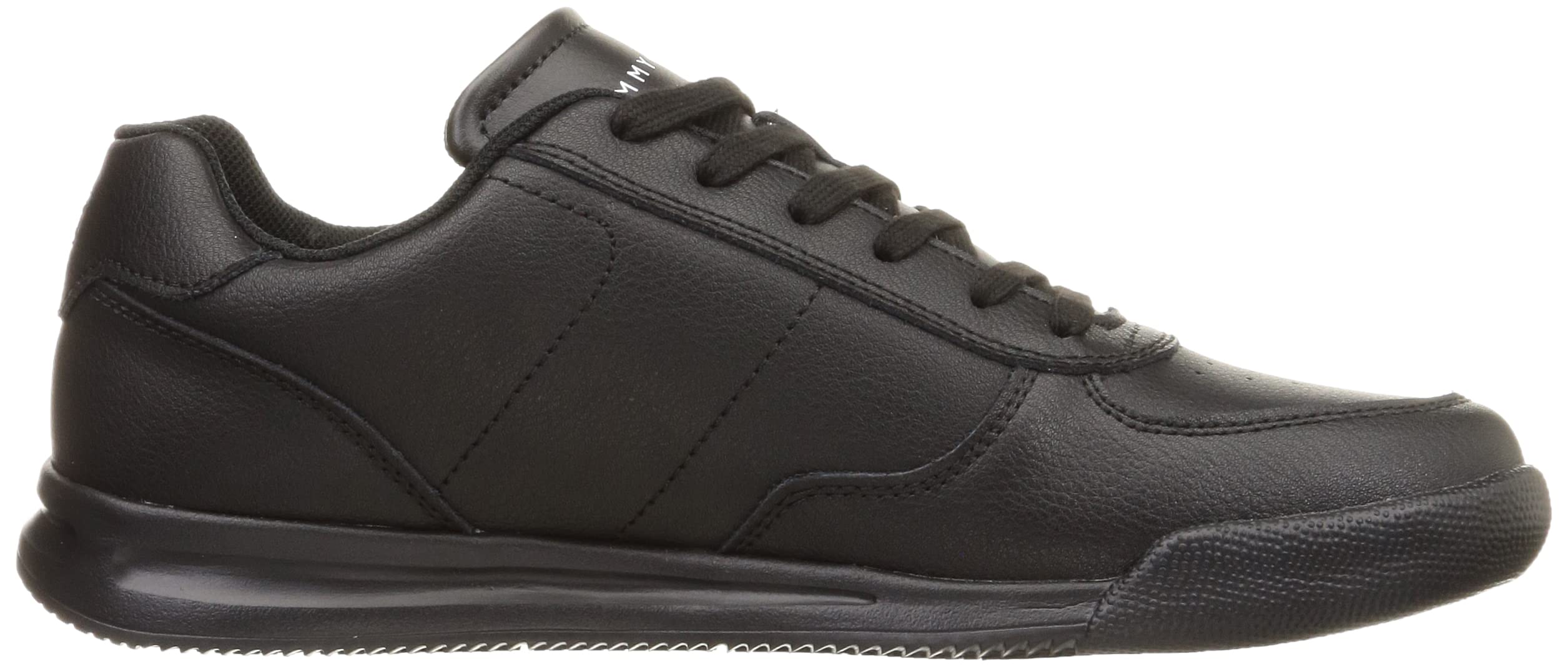 Tommy Hilfiger Herren Low Lightweight Leder Sneaker, Schwarz, 40 EU – Ansicht 6