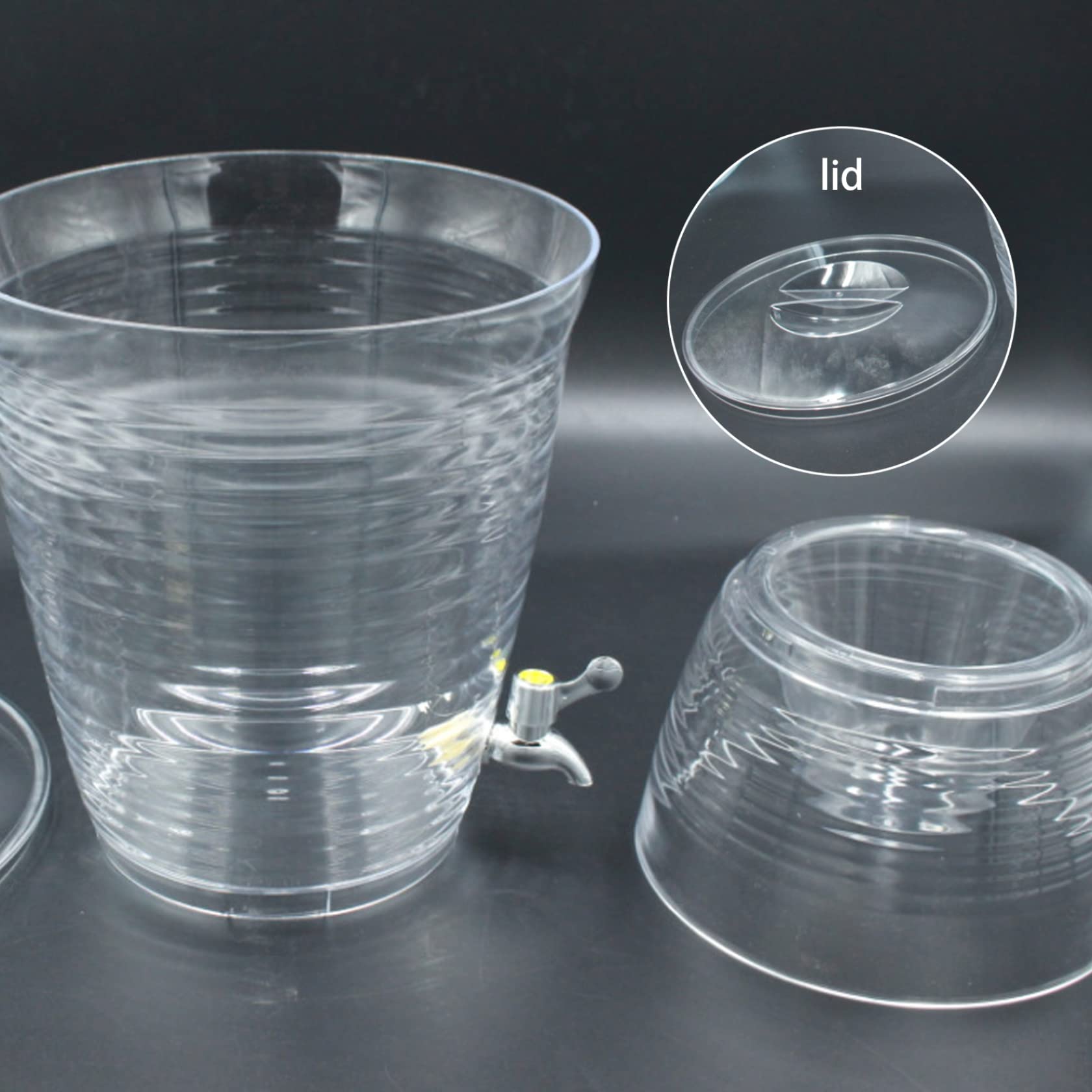 Dispensador de bebidas con soporte, dispensador de bebidas, recipiente de agua para zumos y fiestas en casa, 10 L