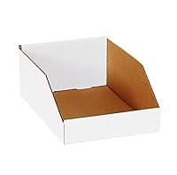 Vista 25 de Box USA BBINBIN29K Cajas de contenedores de tapa abierta, 2" x 9" x 4-1/2", kraft (paquete de 25)