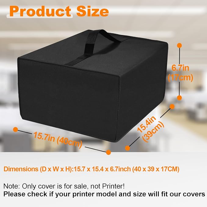 Funda para impresora Epson EcoTank ET-2800/ET-2400 negra miniatura 2