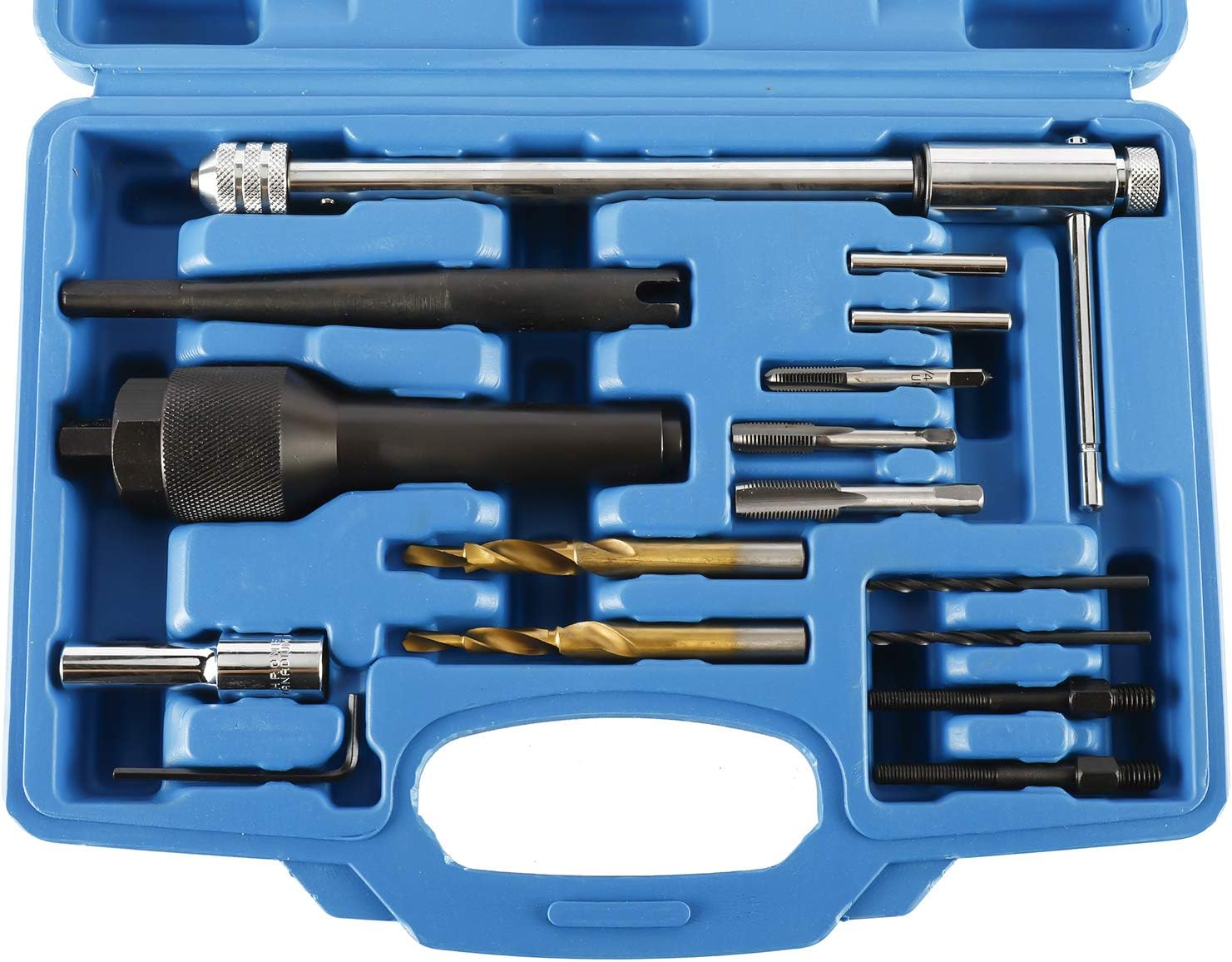 BTSHUB Glow Plug Removal Remover Tool Kit 16pcs For 8mm 10mm Glow Plugs