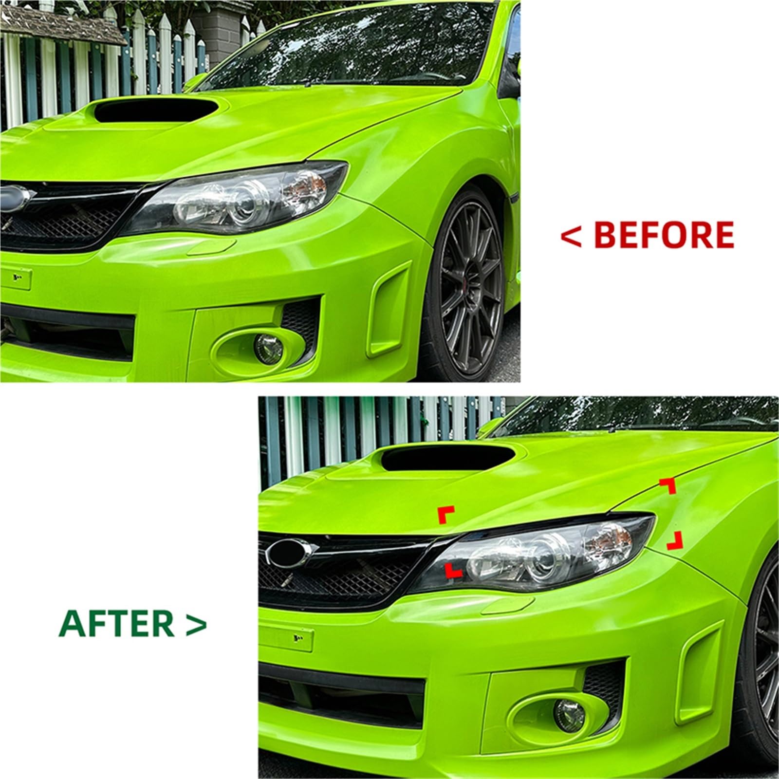 Reflektor powieka osłona Dla Subaru WRX STI