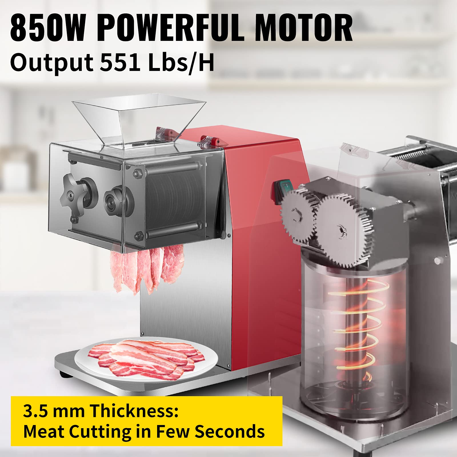 Snijmachine Vlees Elektrische Vleessnijmachine Elektrische Deli Snijmachines Meat Slicer Rvs P 010339299835