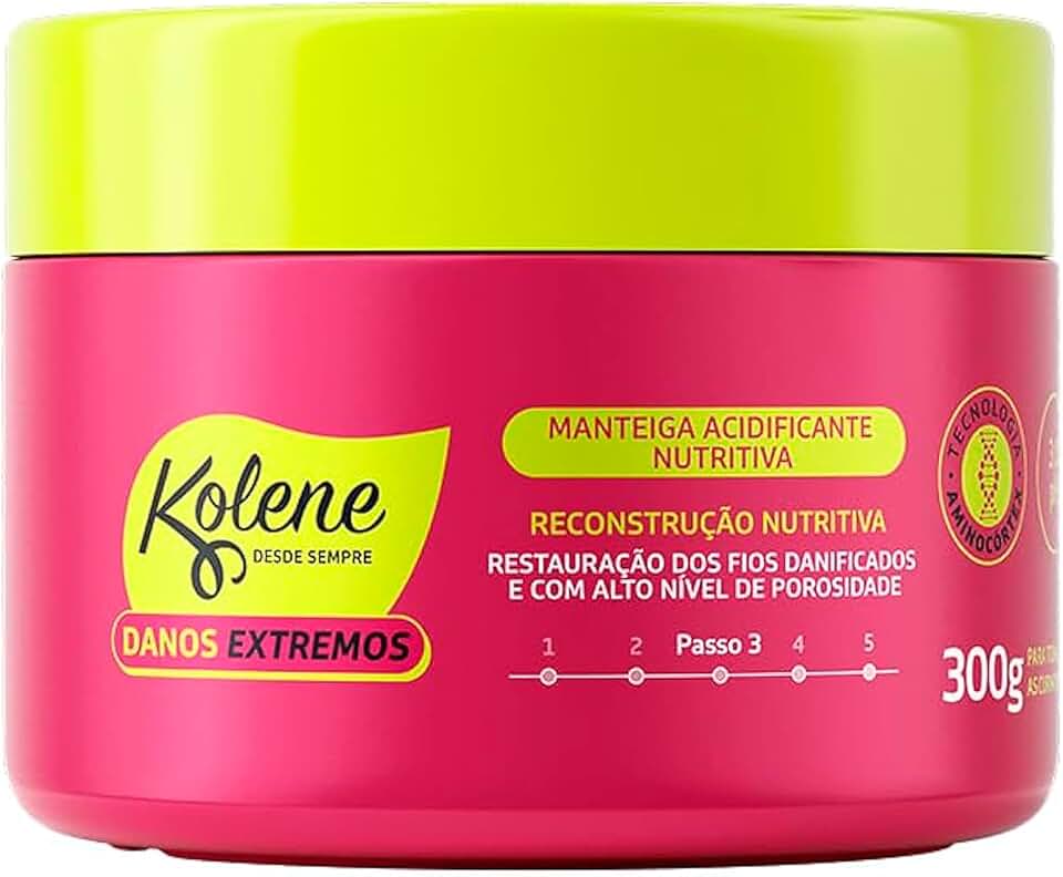 Kolene Manteiga Acidificante Danos Extremos 300g