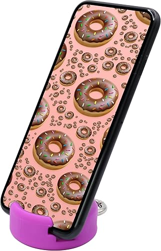 GoDonut Soporte para teléfono Mini - Llavero portátil para teléfono celular - Accesorio de escritorio - Perfecto para viajes, oficina, mesita de