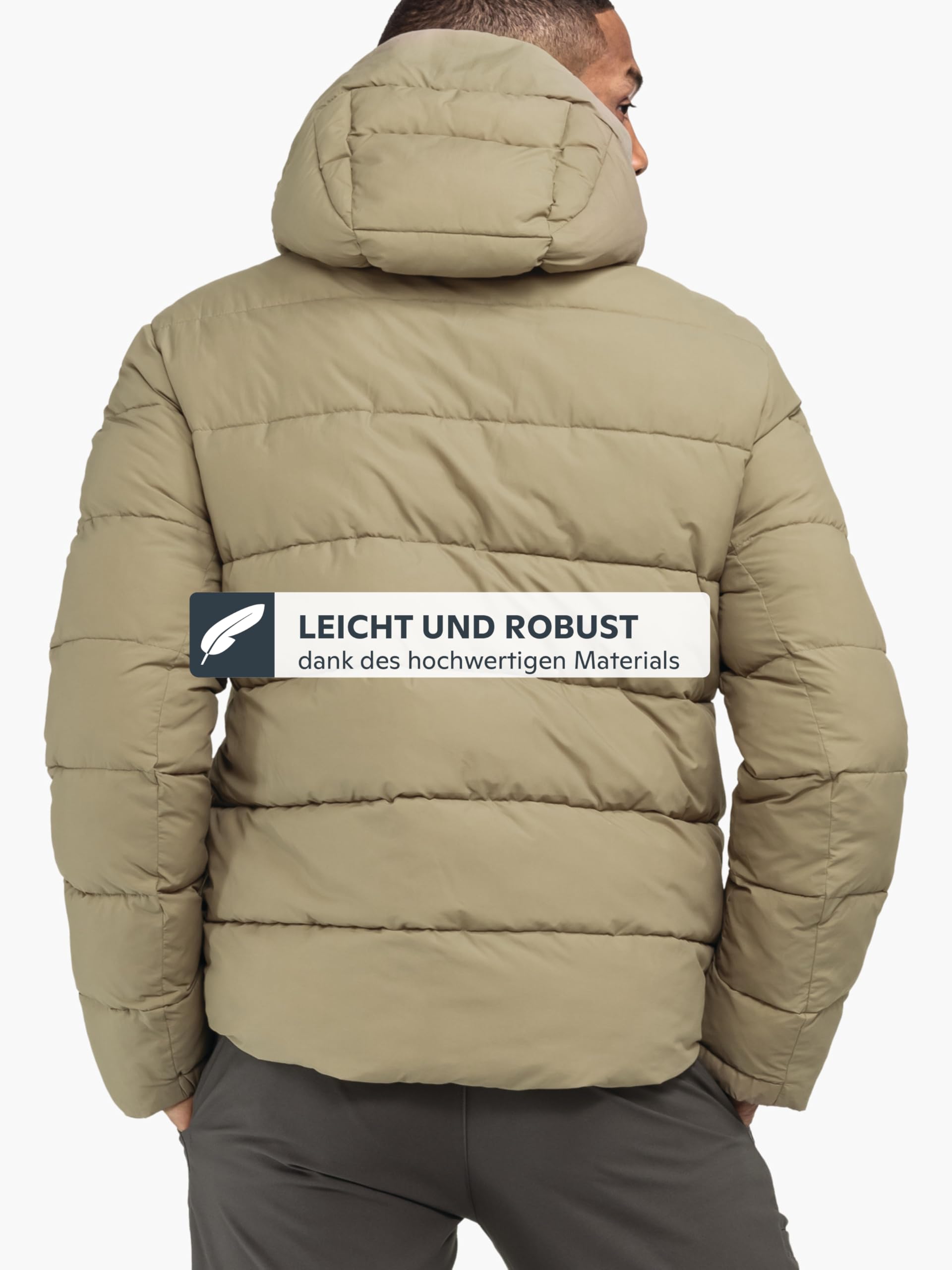 Schöffel Herren Ins Jacket Style Lodos MNS, leichte Steppjacke mit hoher Wärmeleistung, bequeme, warme Winterjacke mit Kapuze und hochschließendem Kragen
