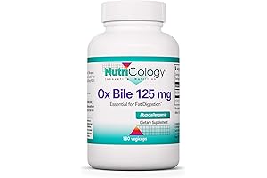 Nutricology Ox Bile 125 mg: The Essential Gallbladder Supplement for Enhanced Digestion
