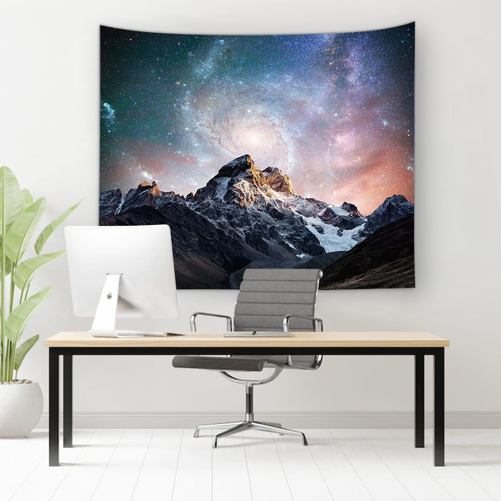 Acheter Papier Peint Amovible Galaxie, Art Mural, Autocollant Mural Univers Galaxie, Pour Chambre à Coucher, Salon, Décoration Murale De La Maison