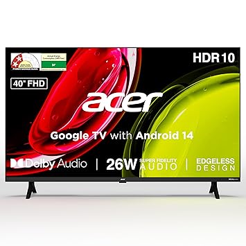 acer 100 cm (40 inches) Ultra I Series FHD Smart LED Google TV AR40FDGGU2841BD