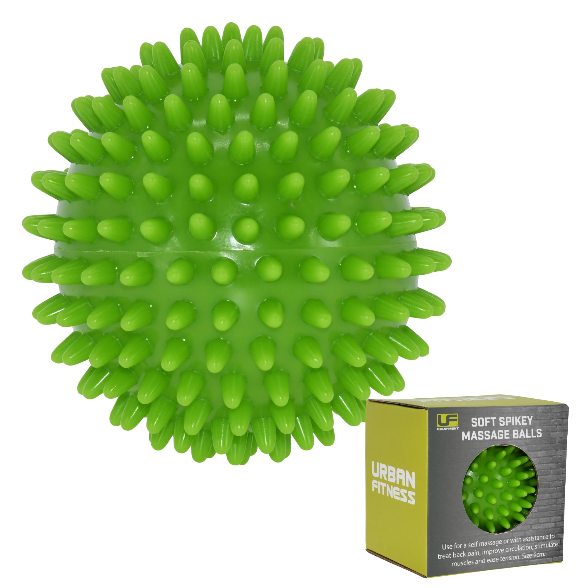 Urban Fitness Soft Spikey Massage Balls, Green
