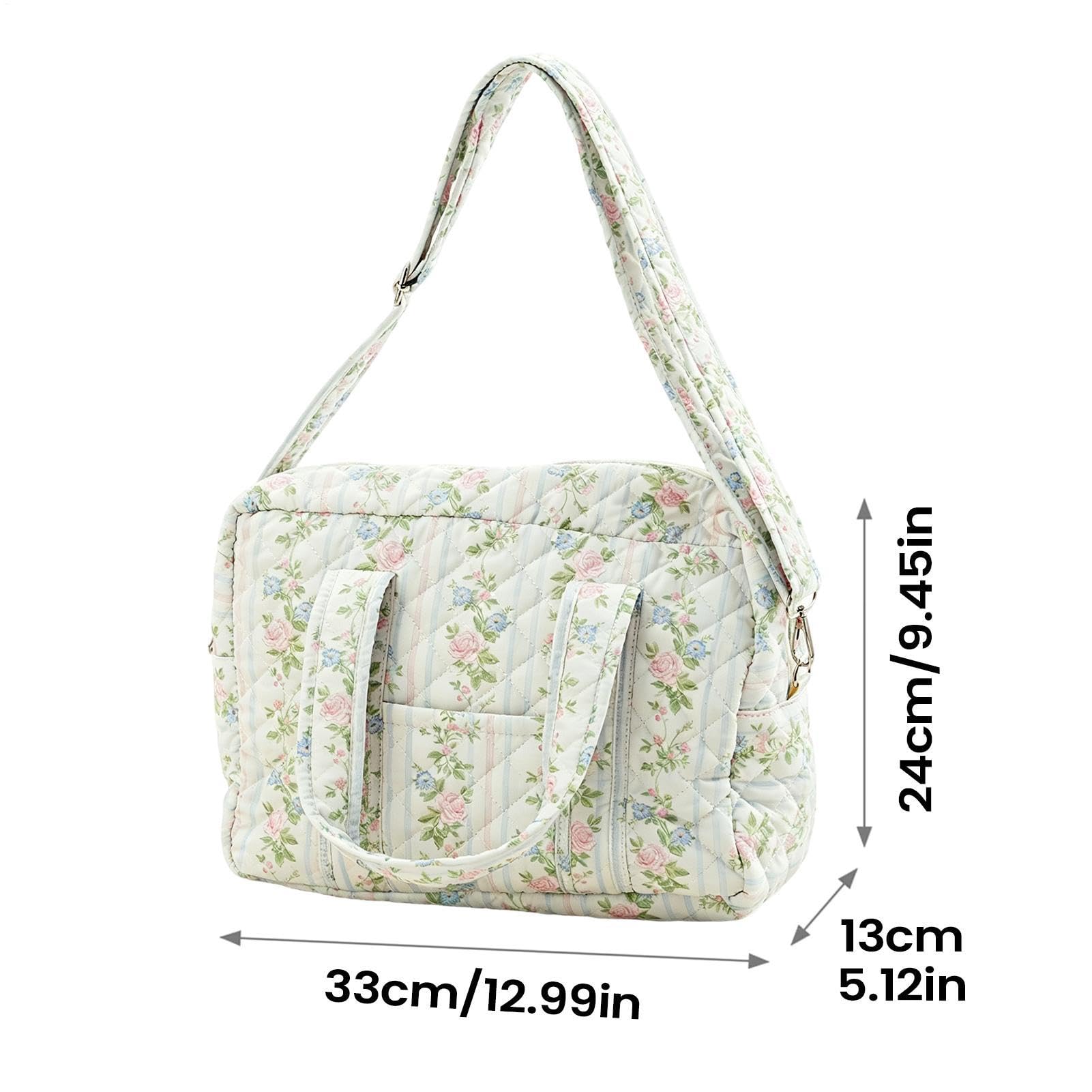 Borsa Porta Pannolini Carina Tote Trapuntata In Misto Cotone Con Organizer,