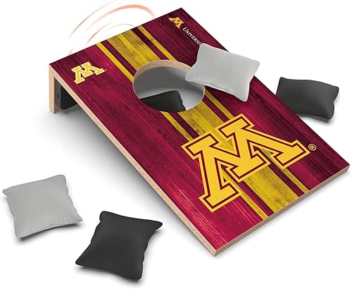 Vista 46 de SOAR Juego de Cornhole de mesa NCAA y altavoz Bluetooth