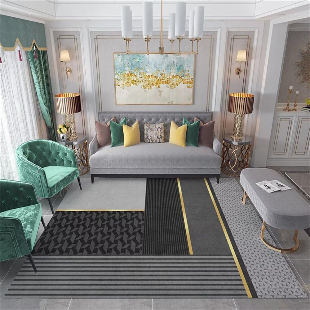 Tapis enfant chambre garçon et ado pour un salon moderne chic