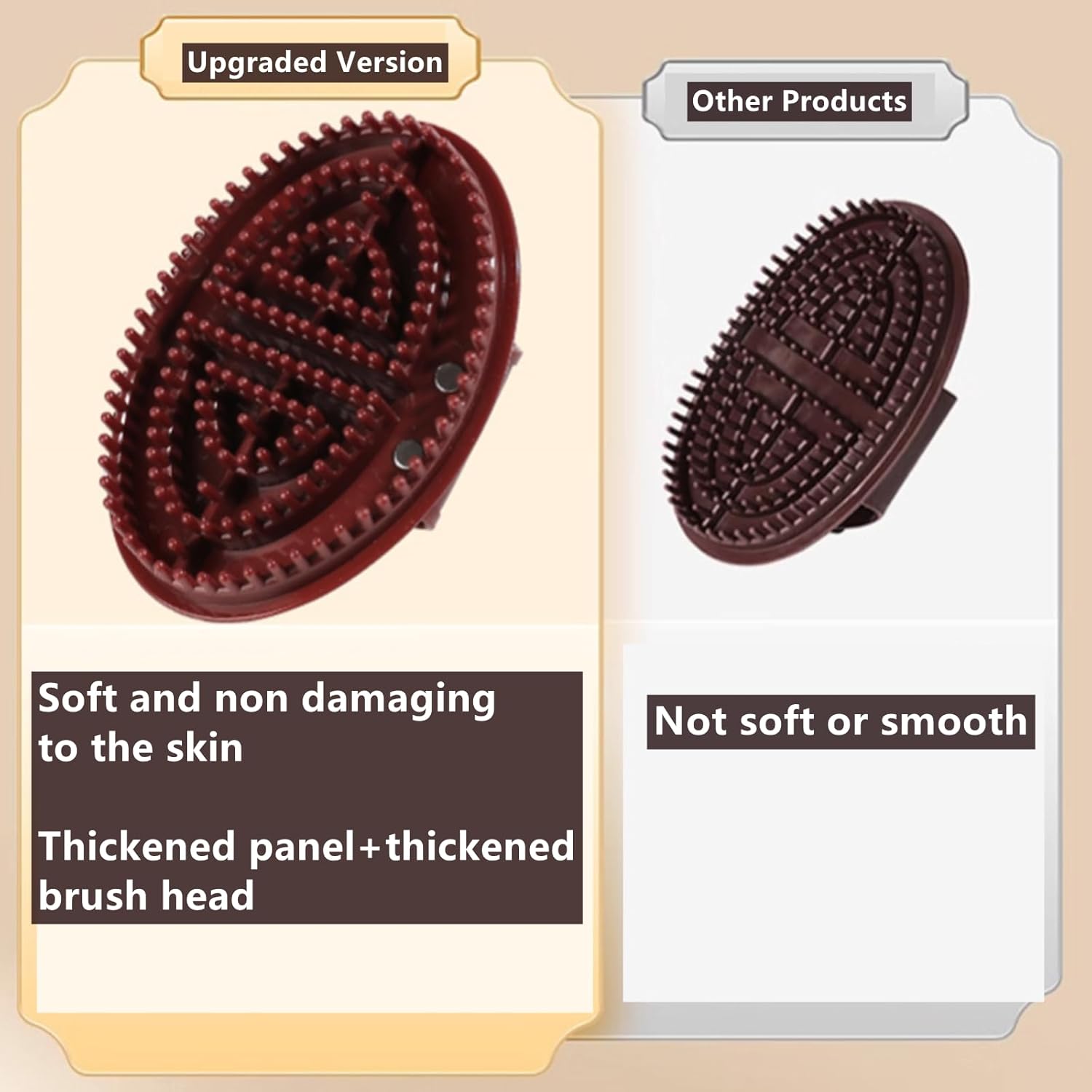 Meridian Brush Massage, 4Pcs Massage Brush for Full Body SPA Massager Relaxation, Acupressure Meridian Brush, Scalp Massage Brush, Full Body Relaxation Comb - Image 6