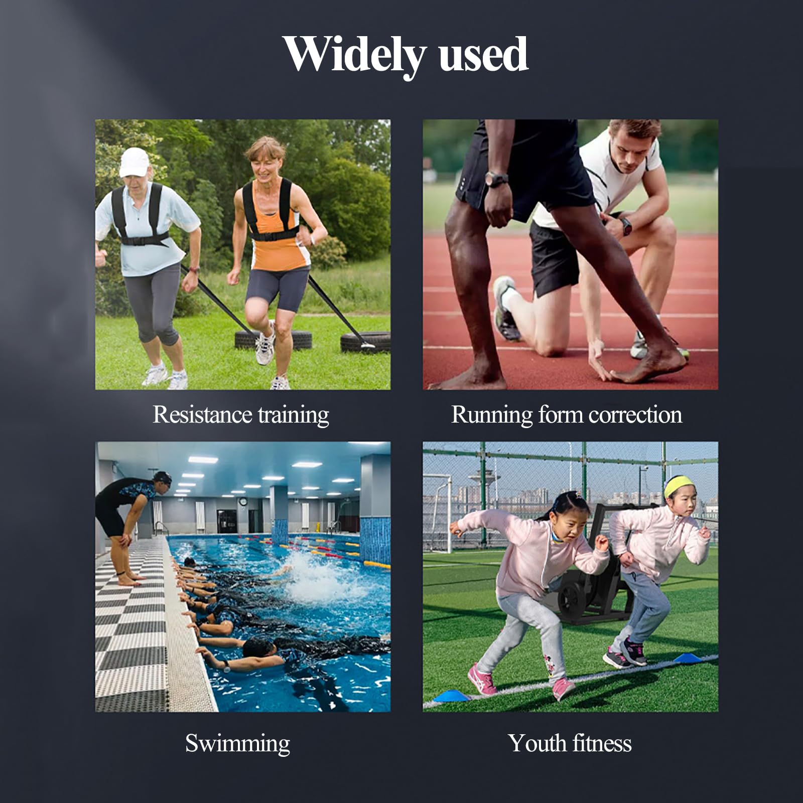 Trenażer oporowy magnetyczny, sportowy pas oporowy do treningu szybkości i zwinności, idealny do sprintu, piłki nożnej, koszykówki i piłki nożnej