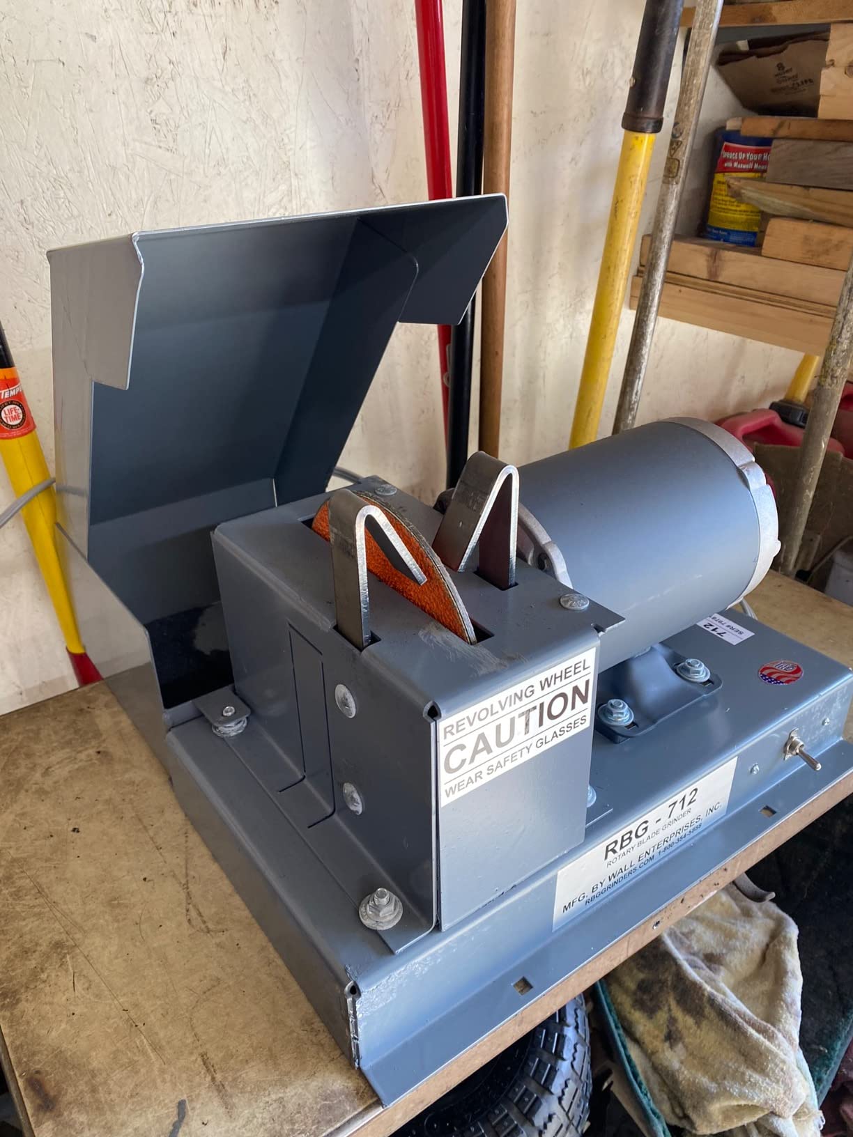 47/mo Finance Rotary Blade Sharpener/grinder Wall Rbg 712 Part