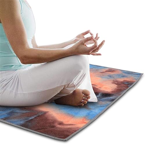 Miniatura 6 de Toallas de yoga, toalla de yoga antideslizante con textura de gofre antideslizante, manta de yoga de microfibra 100% absorbente, sin olor, tamaño