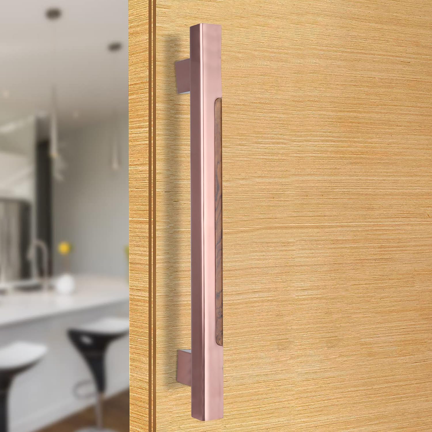 BonKaso FDH-5RG Aluminum Premium Push Pull Door Handle for Glass & Wooden Door (Rose Gold) (Set of 1) (B0CDQ91YKP) Amazon Price History, Amazon Price Tracker