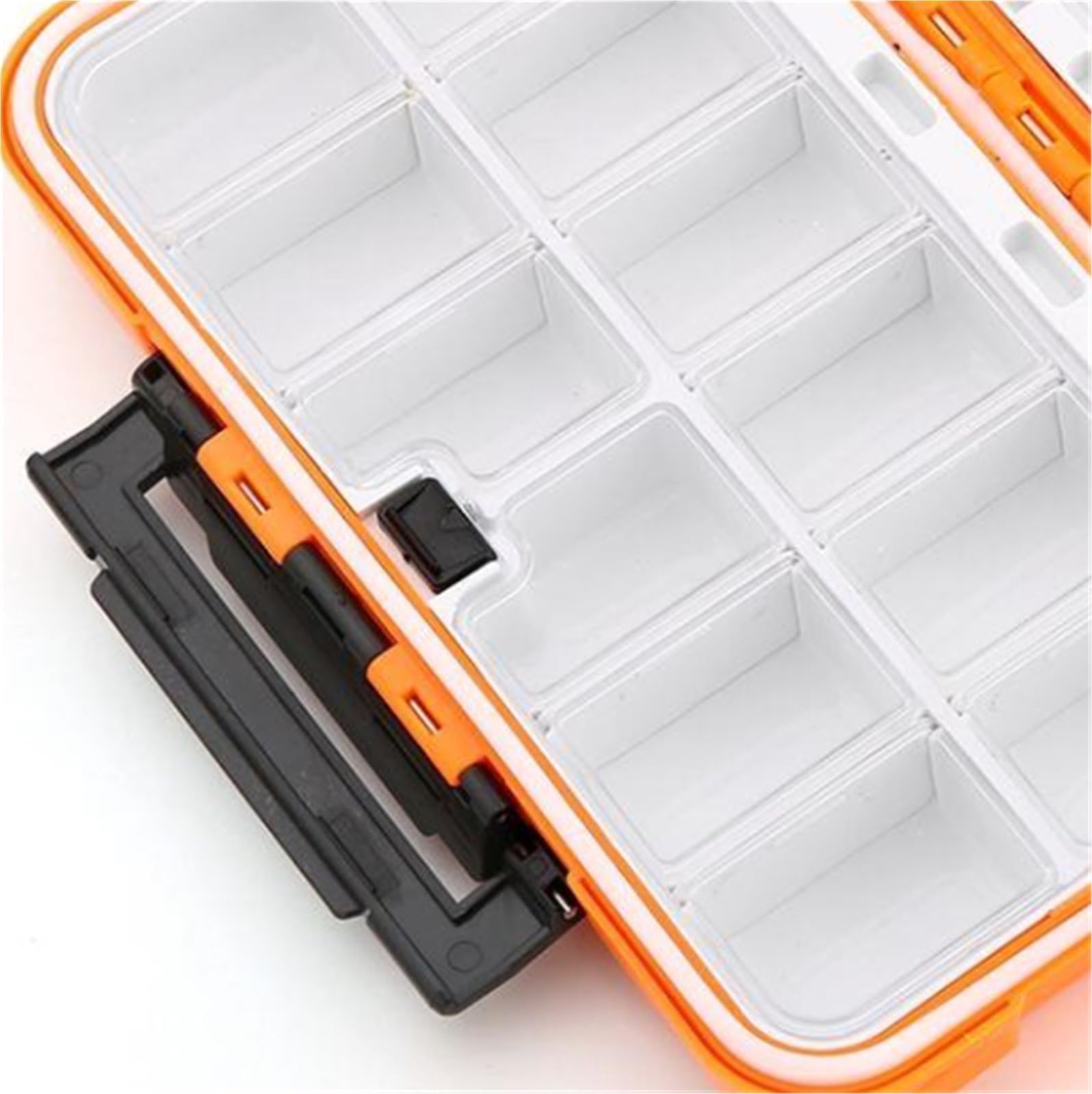 Fishing Tackle Box, Waterproof Fishing Lure Box Spoon Hooks Baits Storage Tackle Containers For Casting Art & Craft Case(Black) : Sports & Outdoors