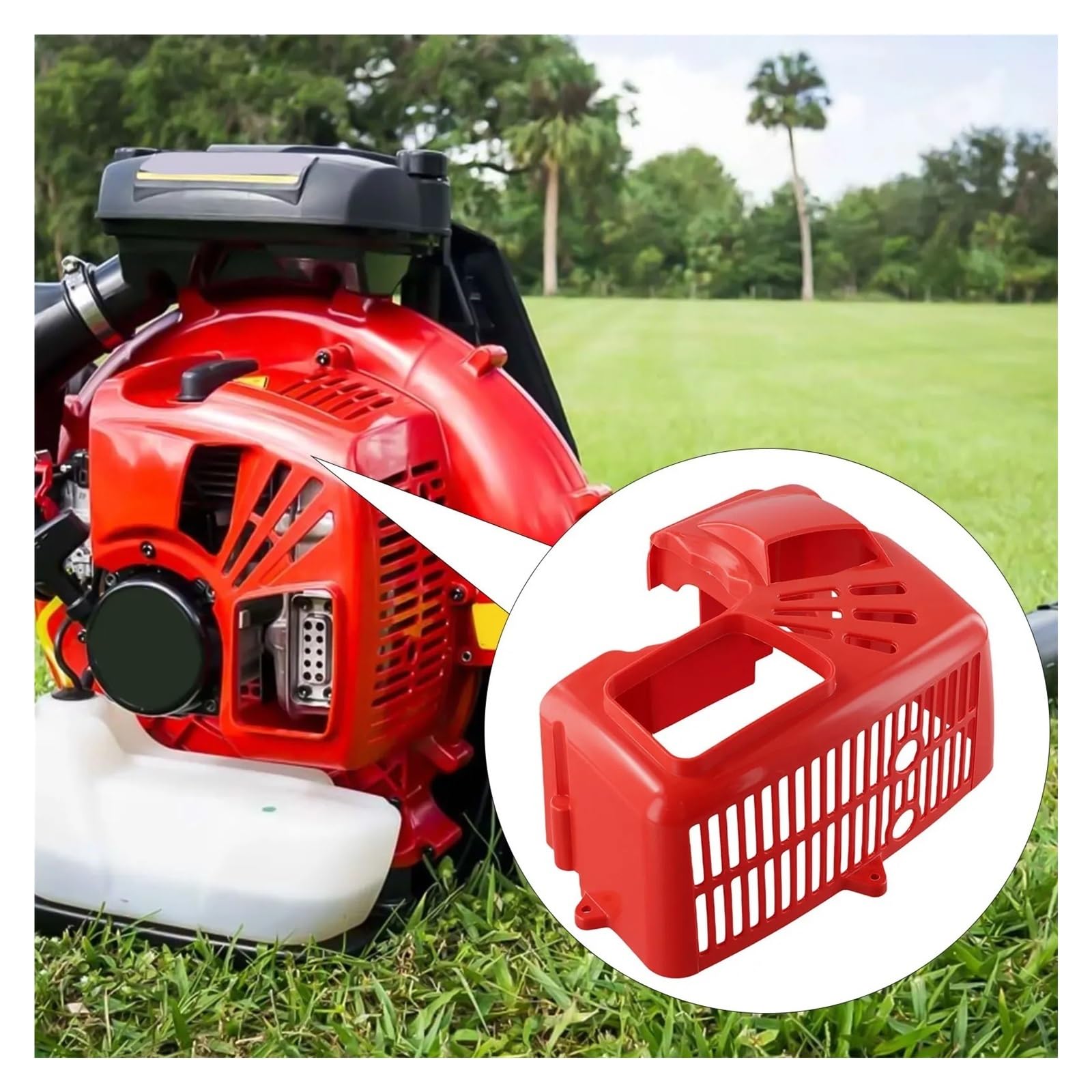 For Cubierta de Motor Compatible con EBZ8500, EBZ7500, EBZ6500 576561701, Piezas for soplador y Aspirador de Hojas, Accesorios for Herramientas de jardinería