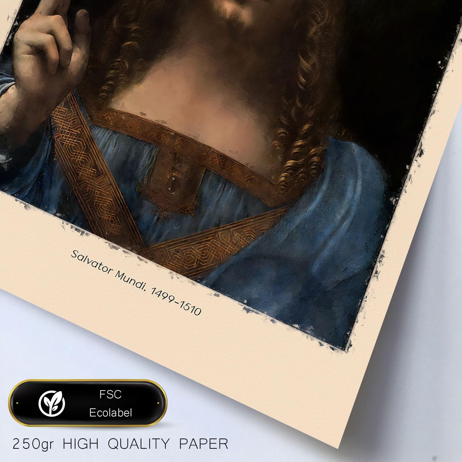 Nacnic Set di 12 stampe d'arte esclusive: capolavori di Botticelli e Da Vinci | Collezione di famosi pittori | Cornici nere | Formati A3 e A4 Poster d'arte per decorare le pareti