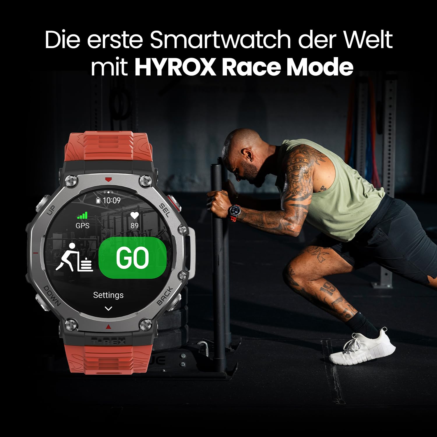 Amazfit T-Rex 3 Outdoor Smartwatch 48mm AMOLED Display, Offline Karten & Navigation, Dual Band GPS, 27 Tage Akkulaufzeit, NFC Zahlung, 170+ Sportmodus, 45m Freitauchen